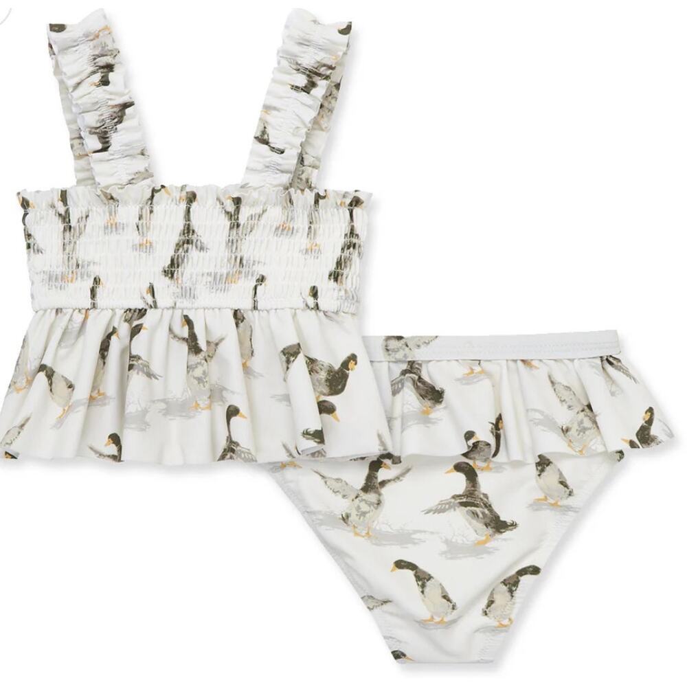 Milkbarn Duck Ruffle Two Piece Swimsuit